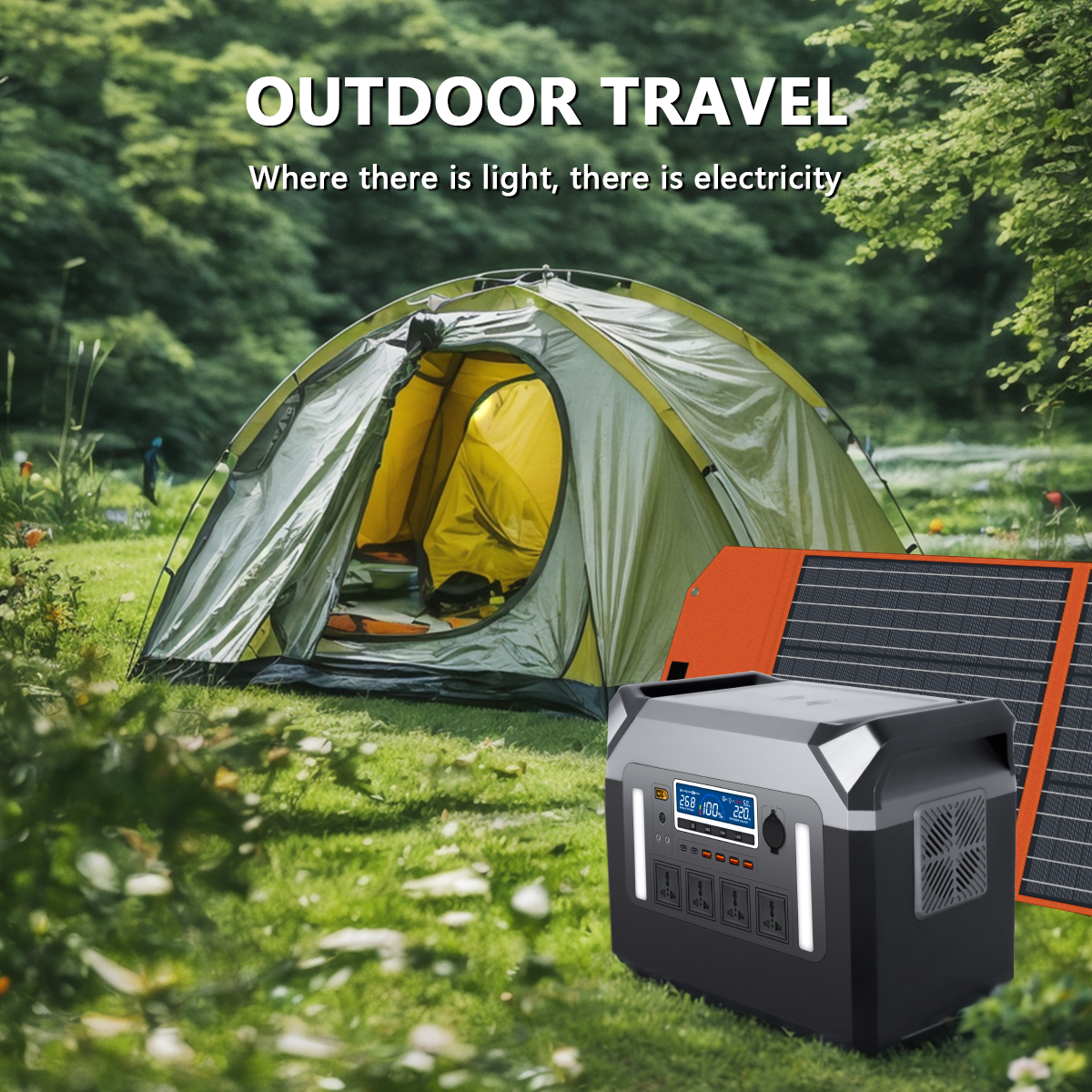 Portable Generator Inverter - Estação de Energia Portátil 3000W Gerador